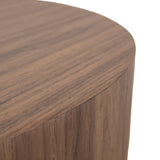 Jozi 49.5cm Round Side Table - Walnut Side Table Dwood-Core