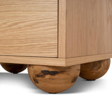 Haley 50cm Bedside Table - Natural Bedside Table KD-Core