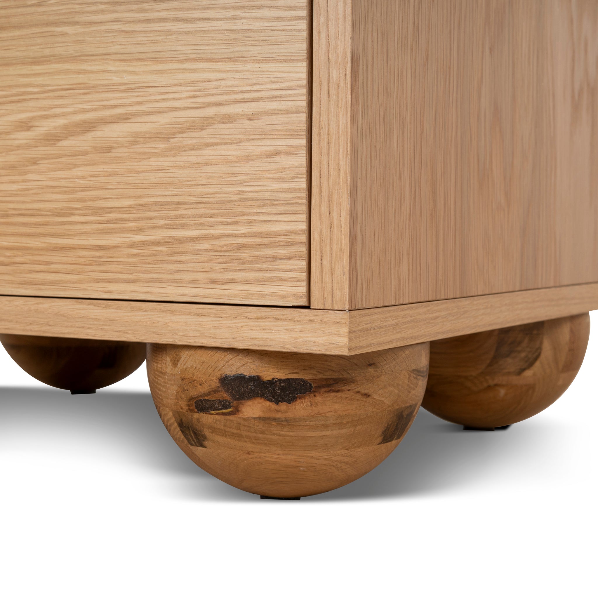 Haley 50cm Bedside Table - Natural Bedside Table KD-Core