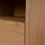 Haley 50cm Bedside Table - Natural Bedside Table KD-Core