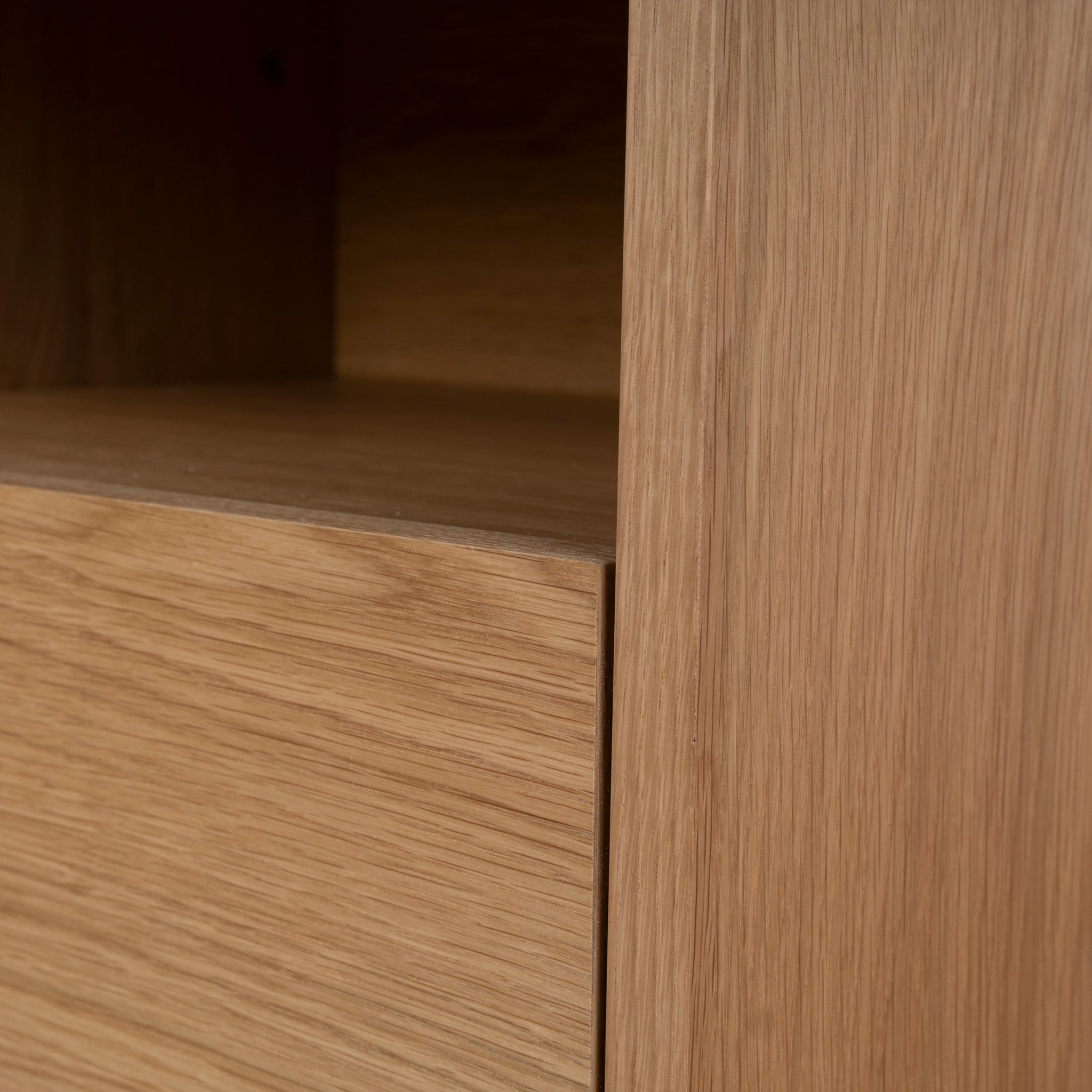 Haley 50cm Bedside Table - Natural Bedside Table KD-Core