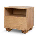 Haley 50cm Bedside Table - Natural Bedside Table KD-Core