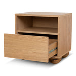 Haley 50cm Bedside Table - Natural Bedside Table KD-Core