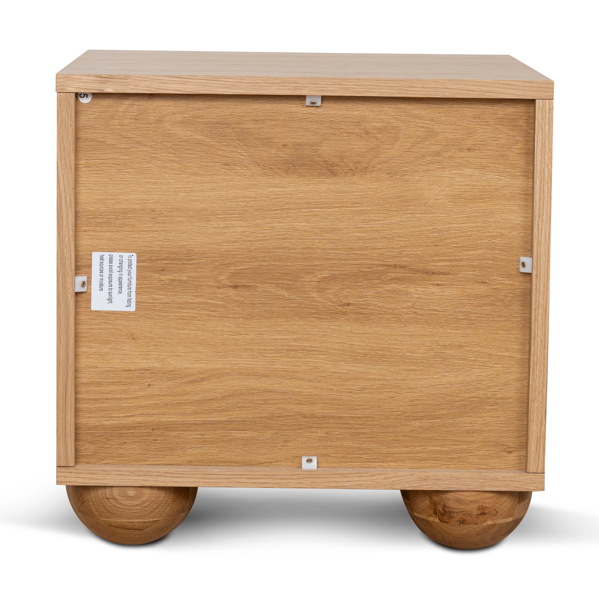 Haley 50cm Bedside Table - Natural Bedside Table KD-Core