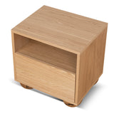 Haley 50cm Bedside Table - Natural Bedside Table KD-Core