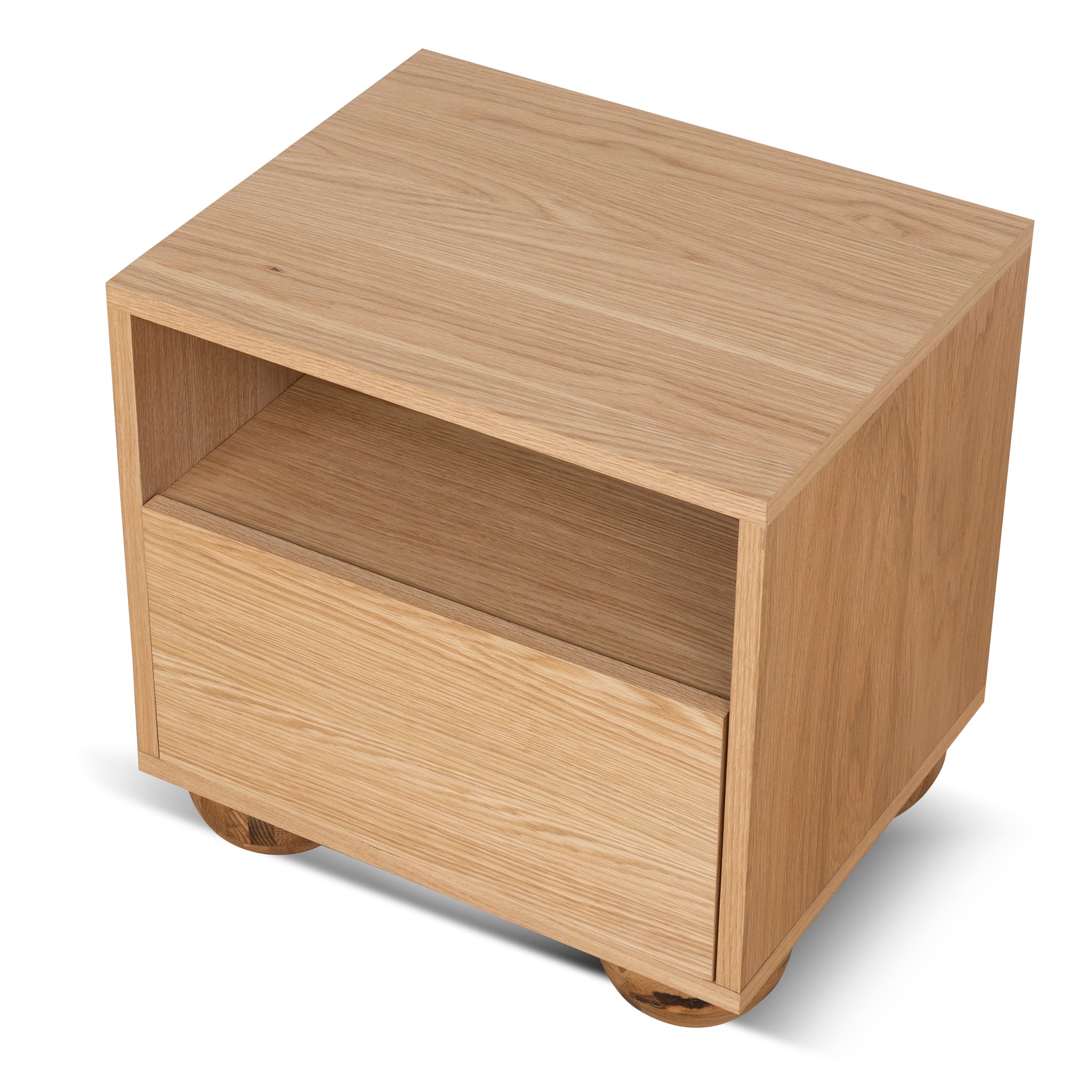 Haley 50cm Bedside Table - Natural Bedside Table KD-Core