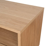 Haley 50cm Bedside Table - Natural Bedside Table KD-Core
