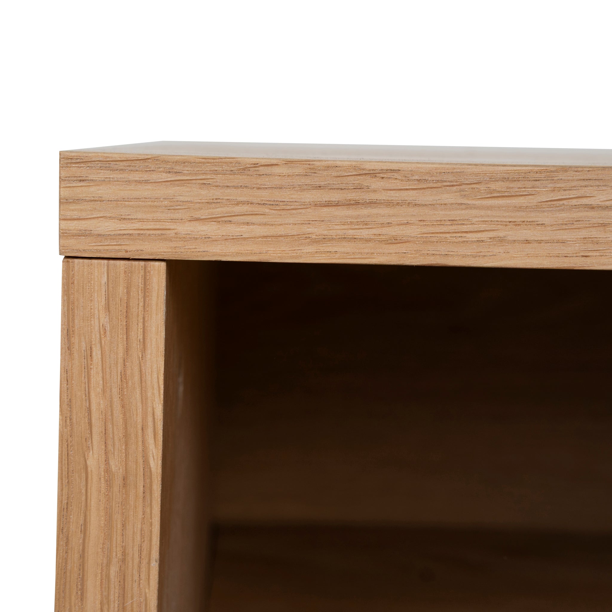 Haley 50cm Bedside Table - Natural Bedside Table KD-Core