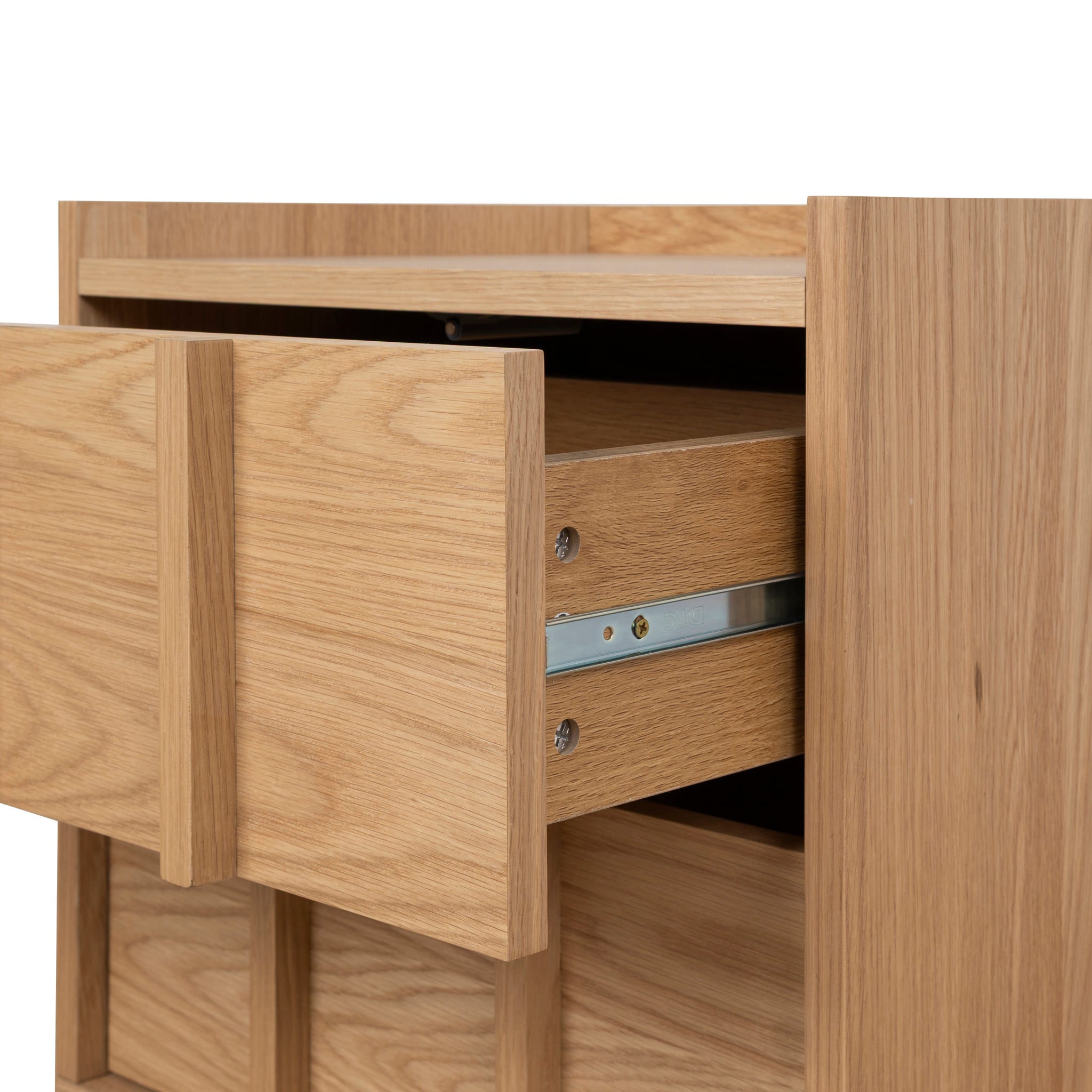 Kobus 50cm Bedside Table - Natural Bedside Table KD-Core