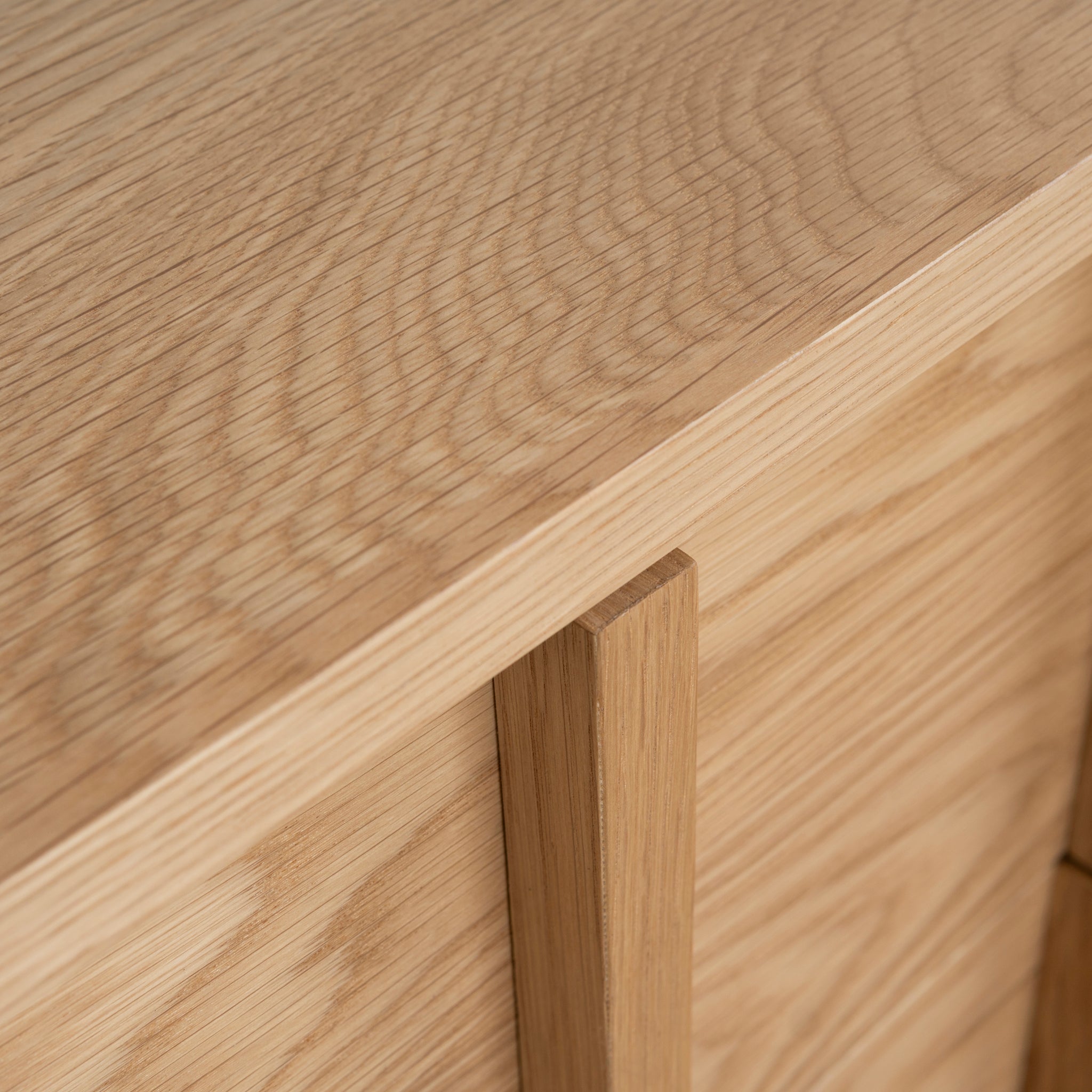 Kobus 50cm Bedside Table - Natural Bedside Table KD-Core