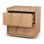 Kobus 50cm Bedside Table - Natural Bedside Table KD-Core