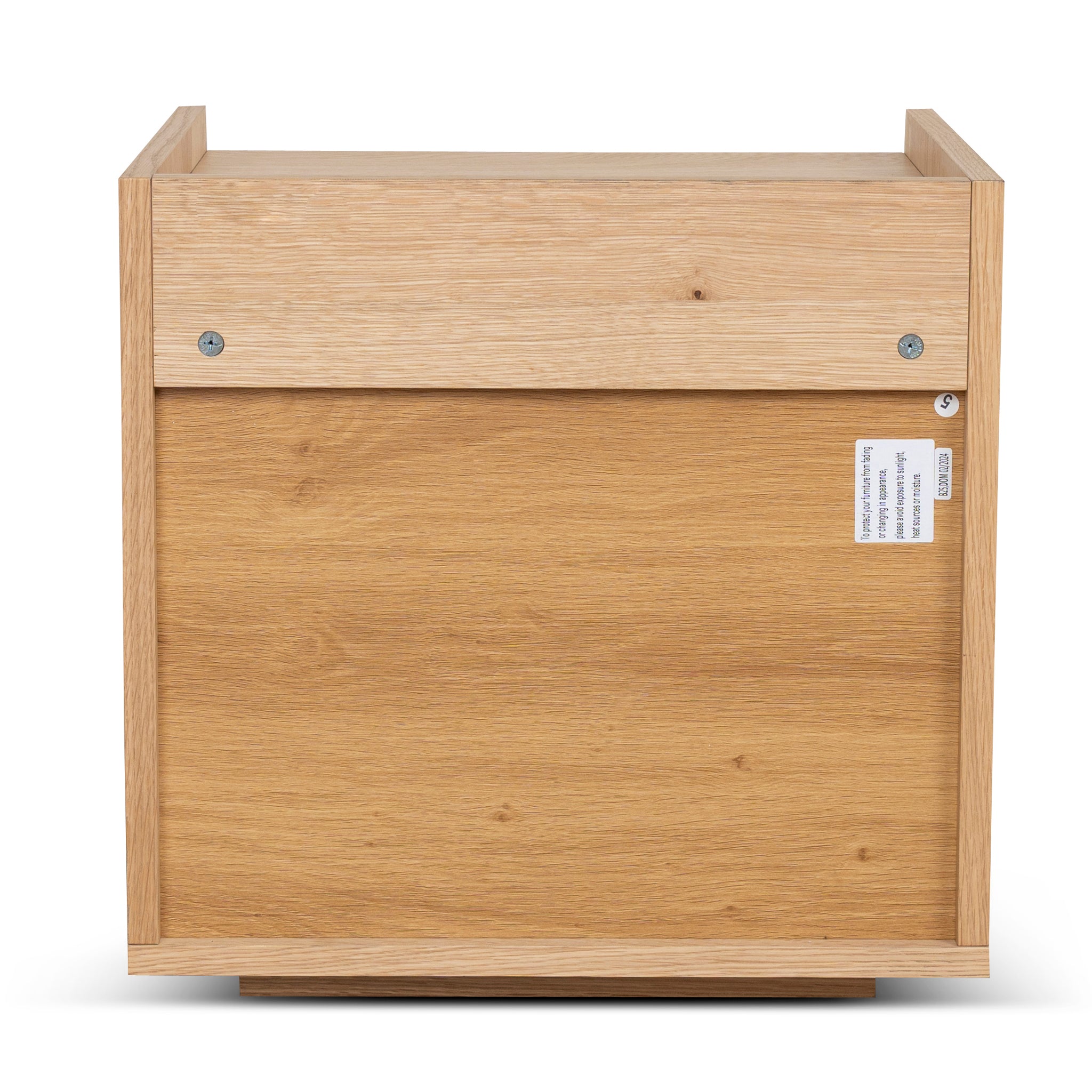 Kobus 50cm Bedside Table - Natural Bedside Table KD-Core