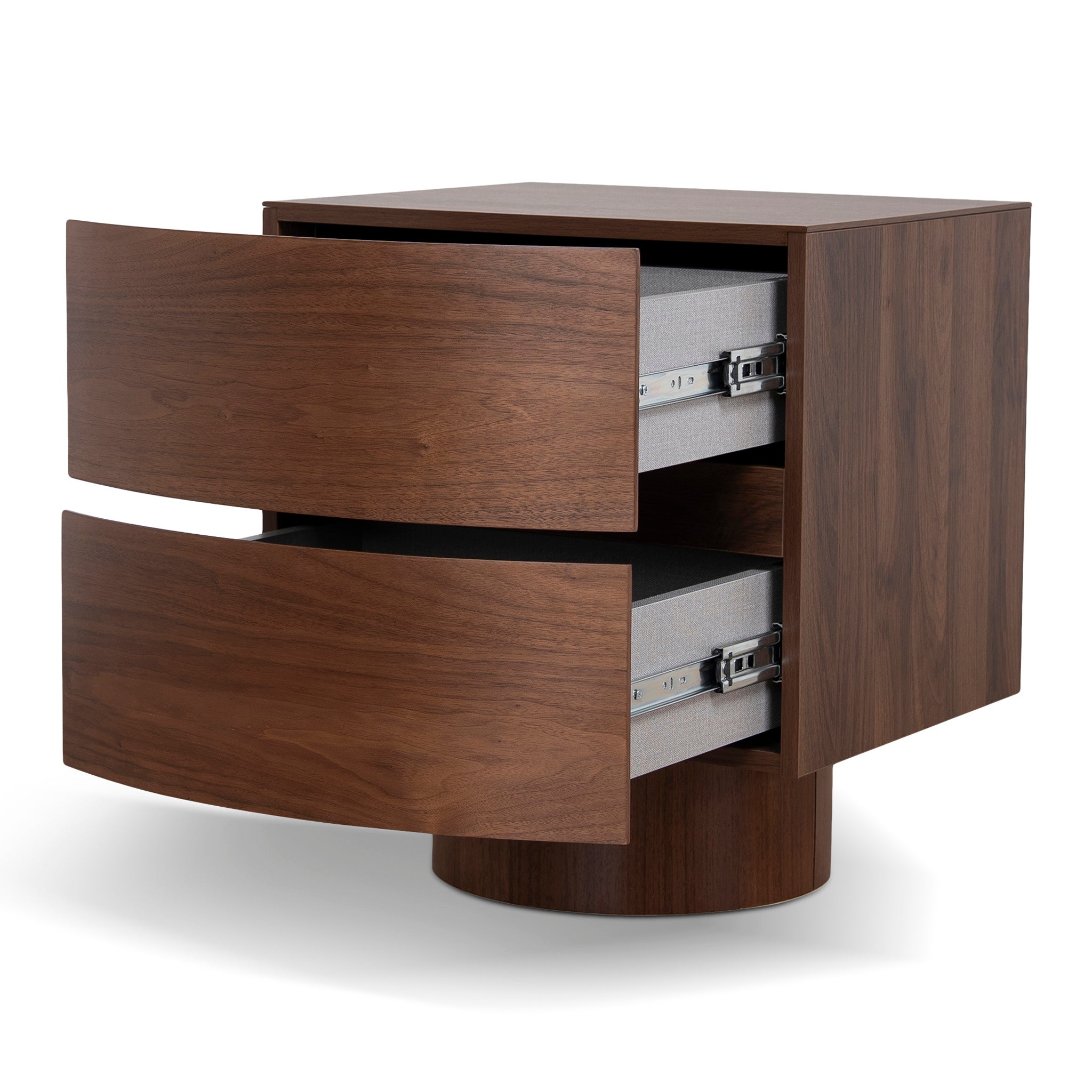 Dorit Bedside Table - Walnut Bedside Table Iggy-Core