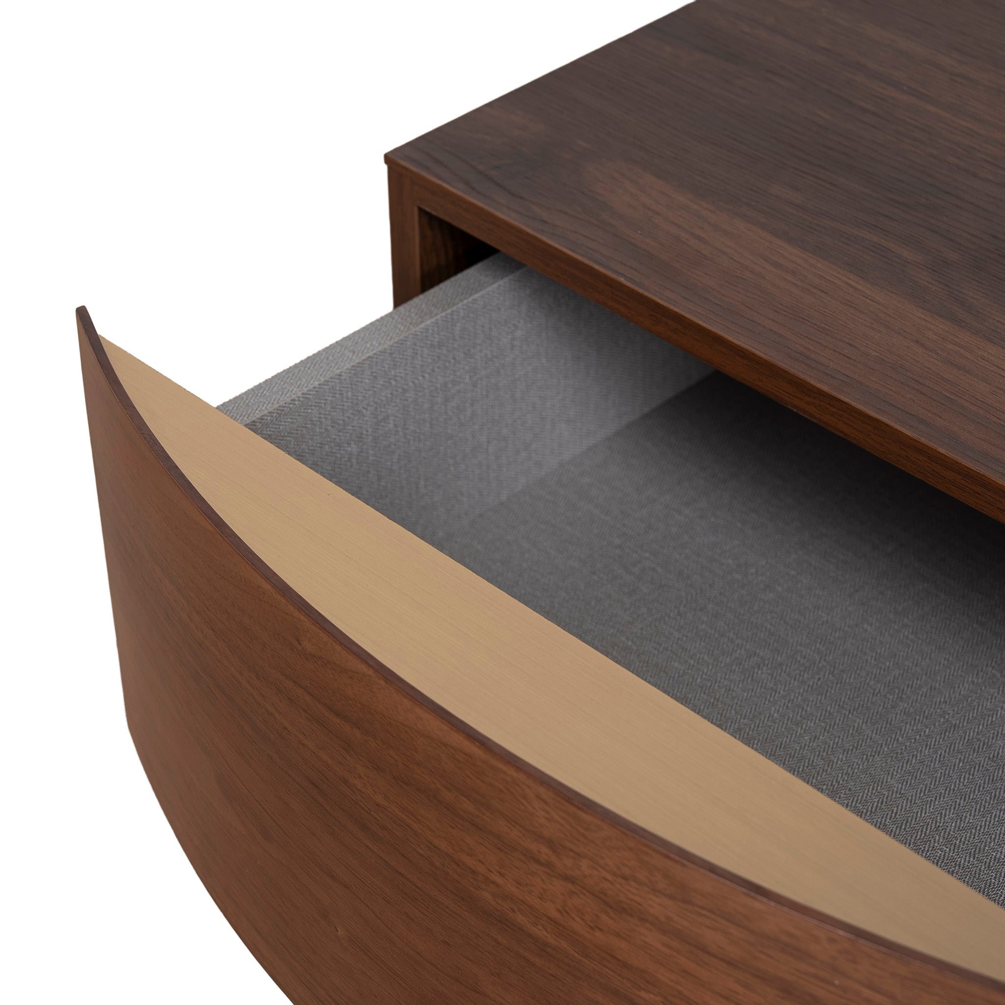 Dorit Bedside Table - Walnut Bedside Table Iggy-Core