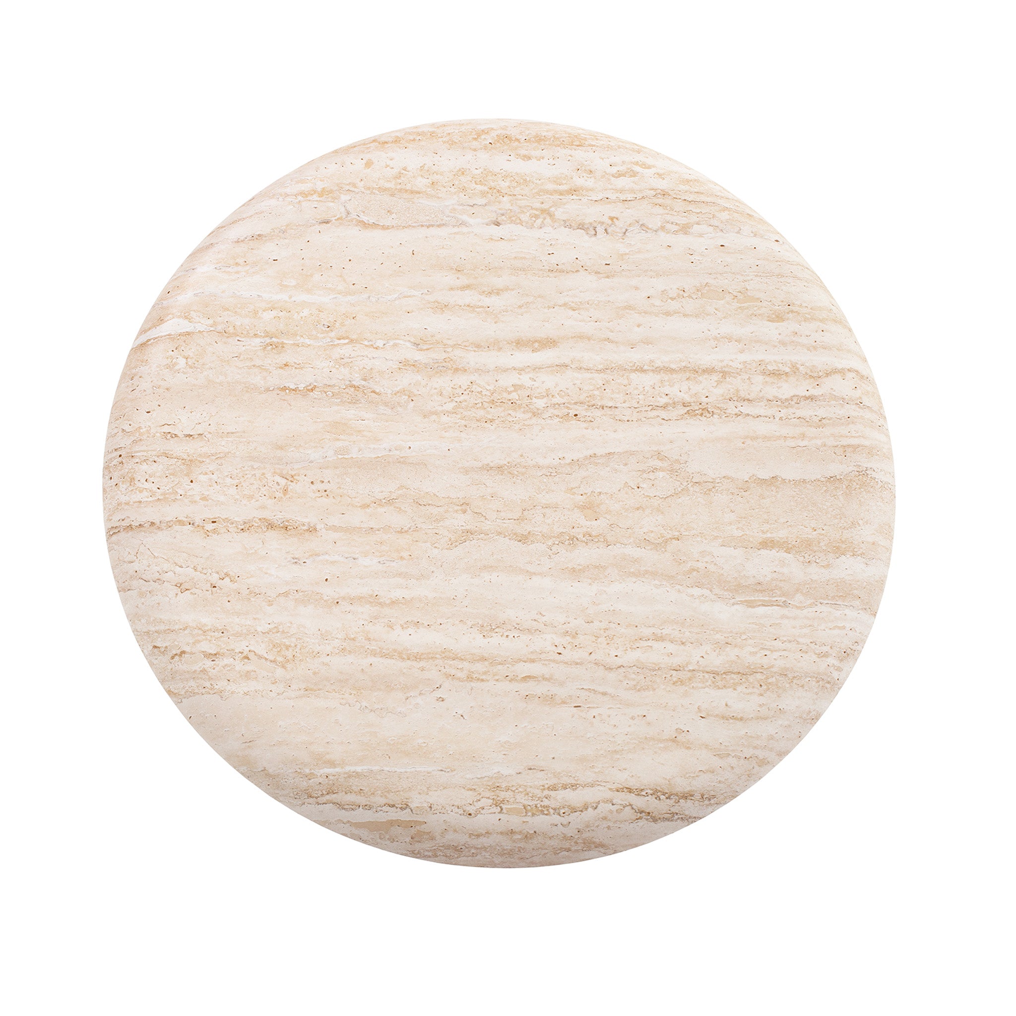 Imperial Walnut Side Table - Stone Look Beige Side Table Iggy-Core