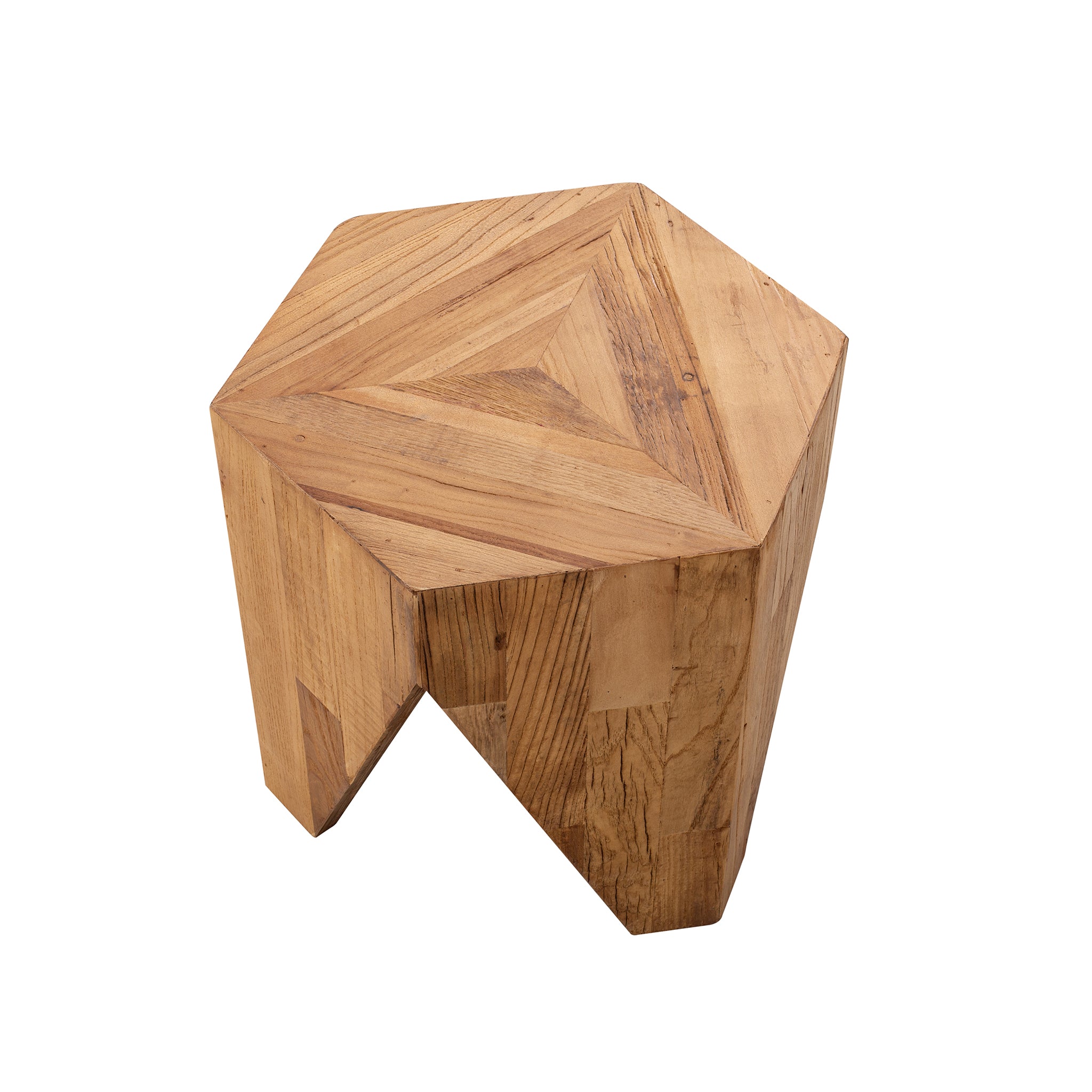 GoldLeaf Elm Side Table - Natural Side Table Iggy-Core