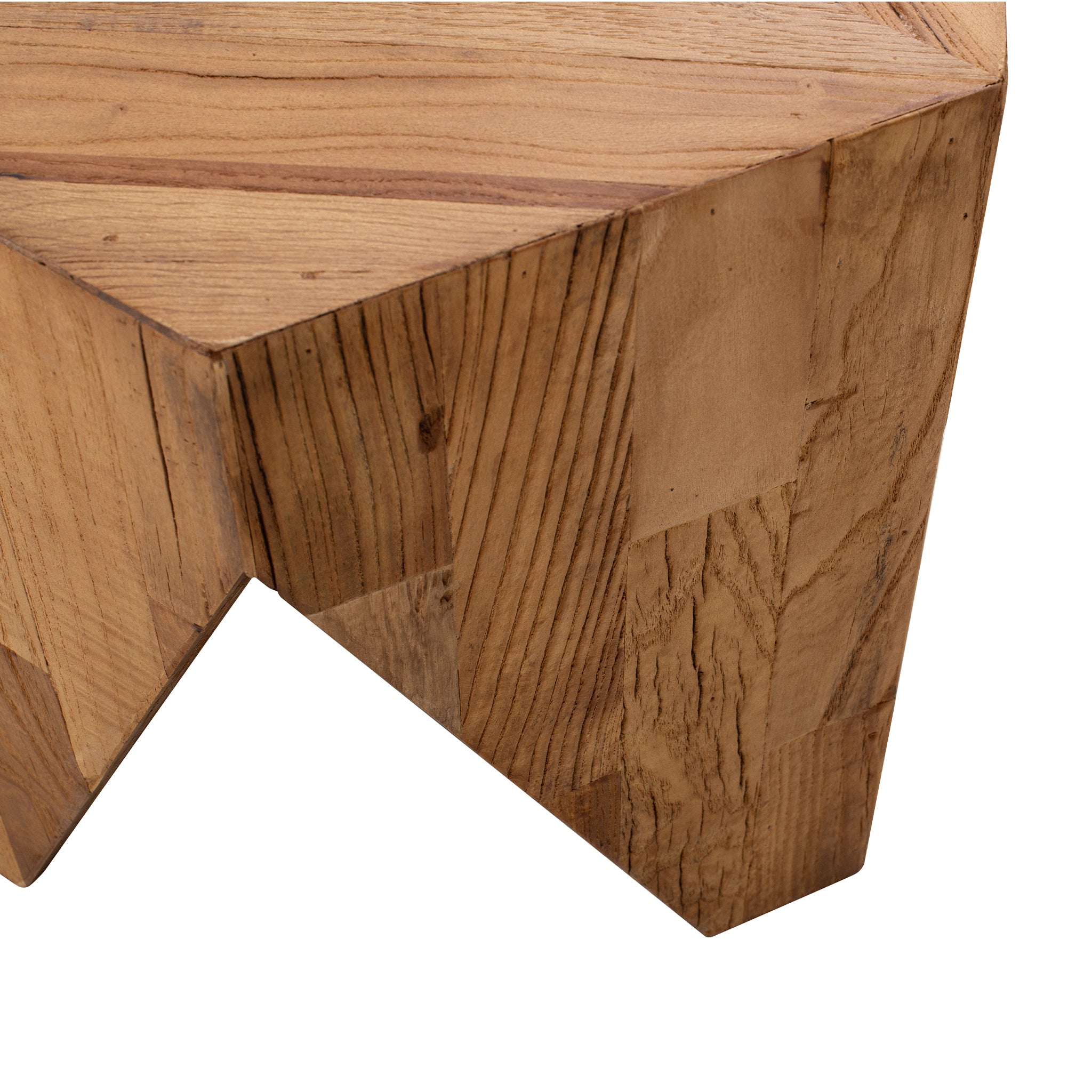 GoldLeaf Elm Side Table - Natural Side Table Iggy-Core