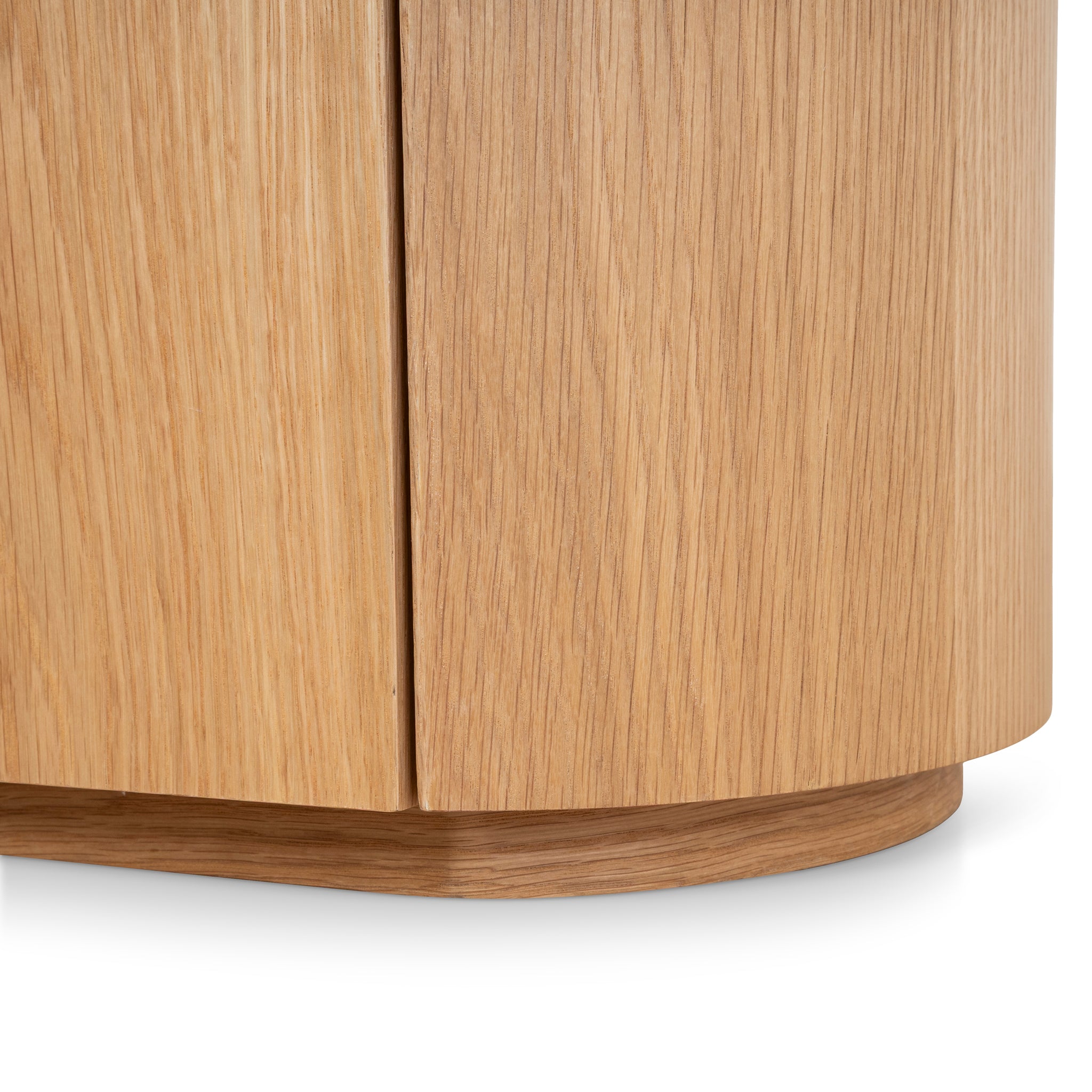 Arnar 60cm Bedside Table - Natural Oak with Marble Top Bedside Table Century-Core
