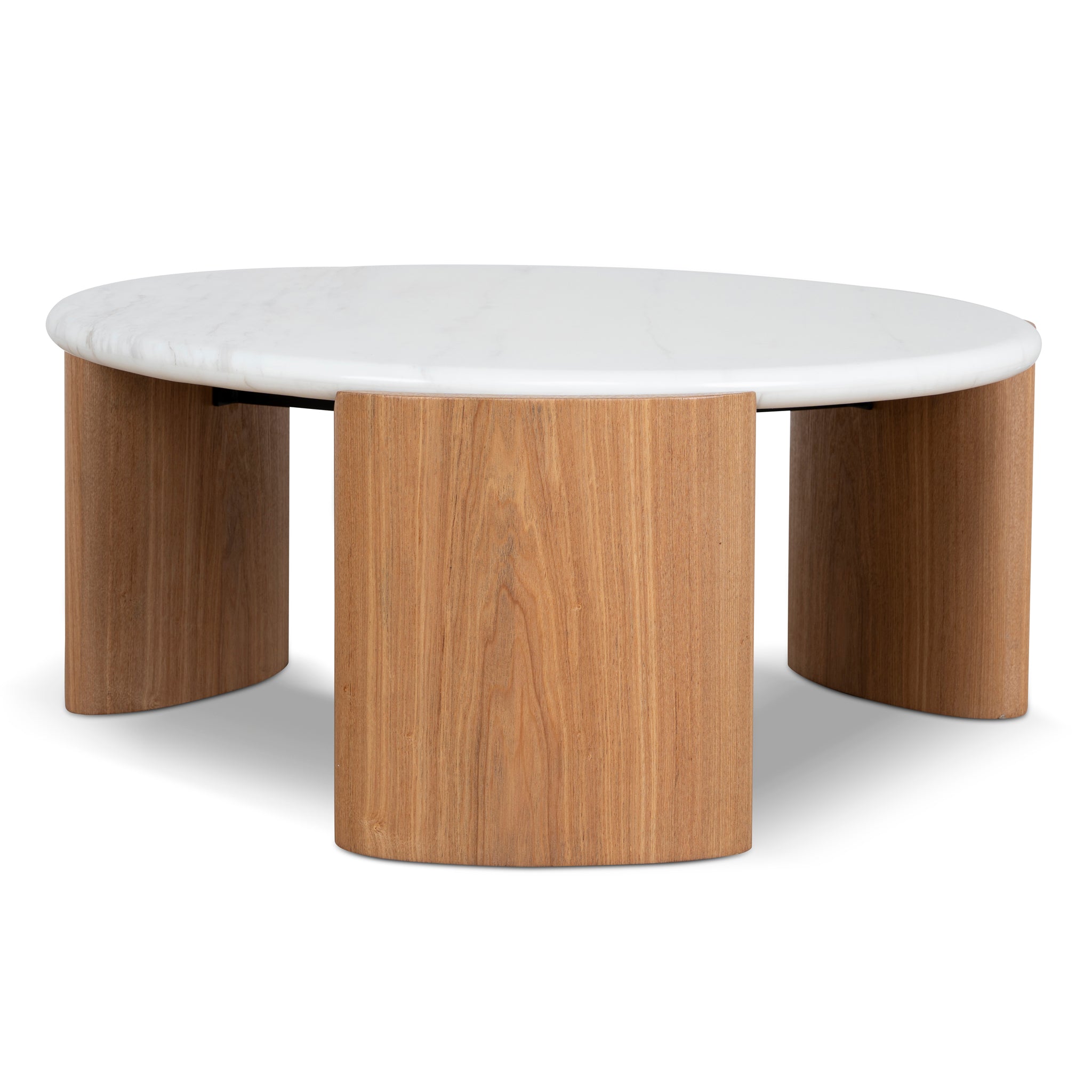 Marbela Nested Carrara Marble Coffee Table - Natural Coffee Table NY-Core