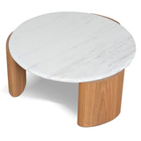 Marbela Nested Carrara Marble Coffee Table - Natural Coffee Table NY-Core