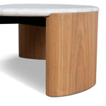 Marbela Nested Carrara Marble Coffee Table - Natural Coffee Table NY-Core