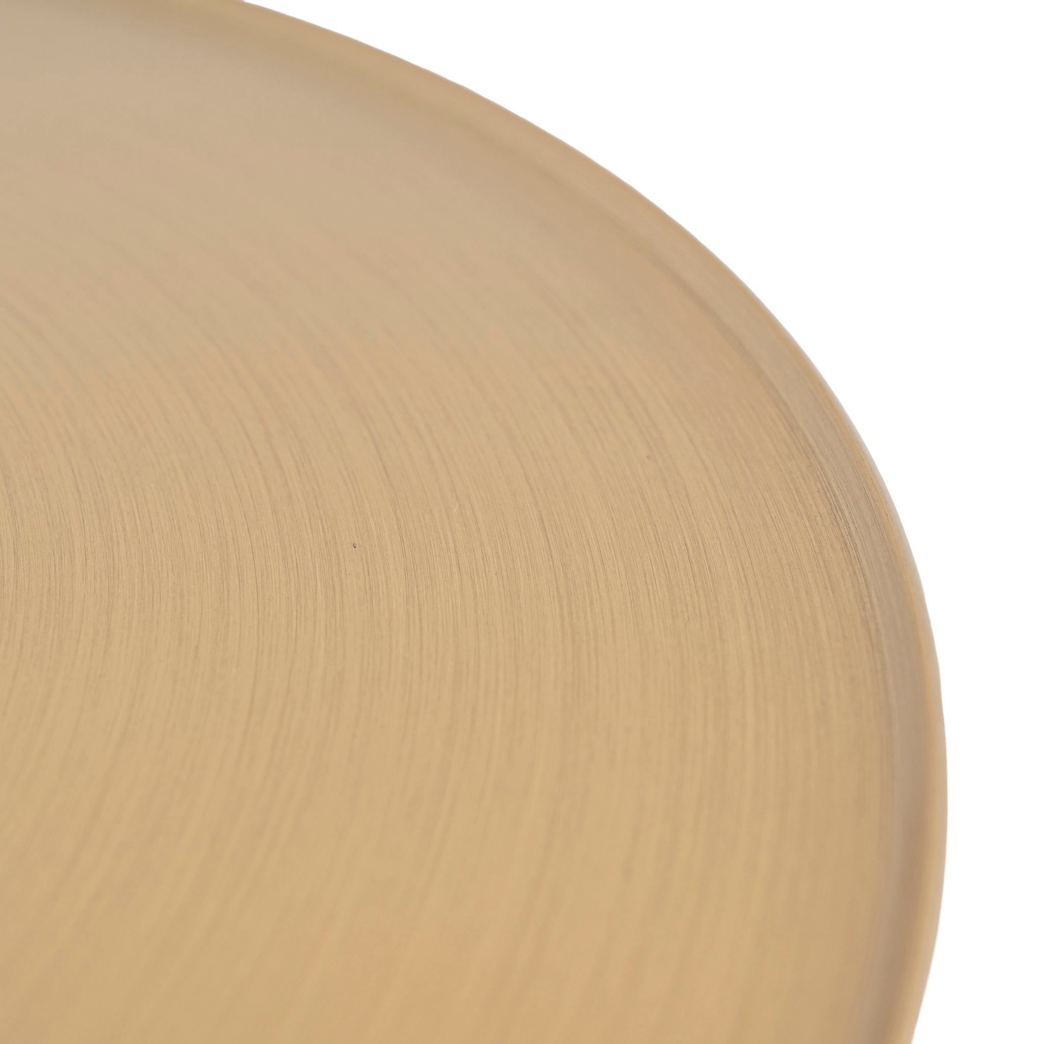 Pravina 45cm Brushed Gold Side Table - Green Crystal Side Table NY-Core