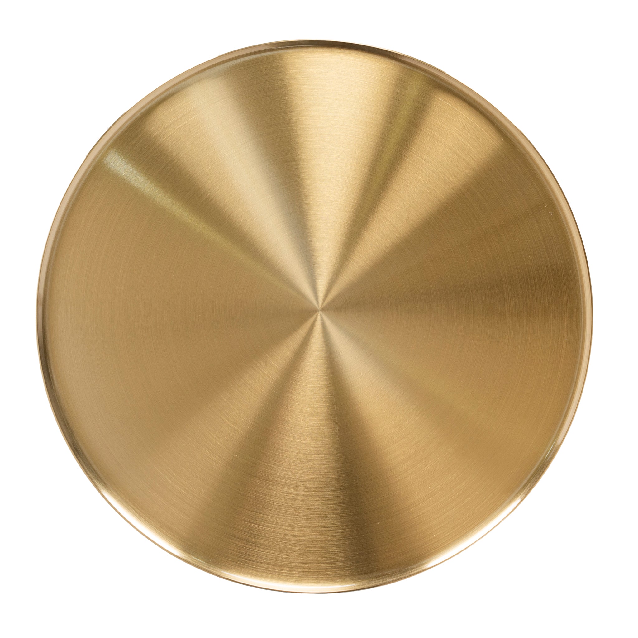 Pravina 45cm Brushed Gold Side Table - Green Crystal Side Table NY-Core