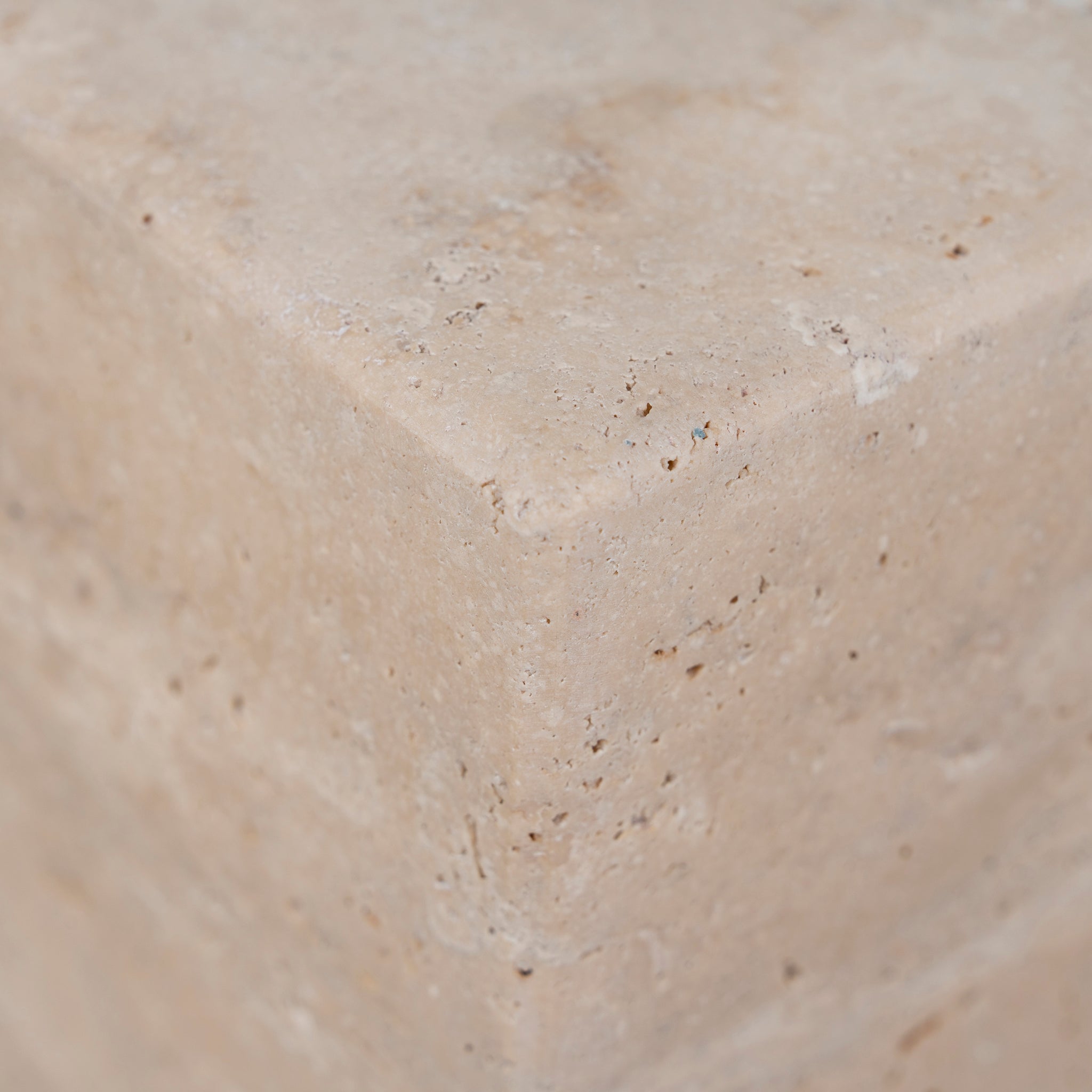 Hilaria 40cm Matte White Side Table - Natural Side Table NY-Core