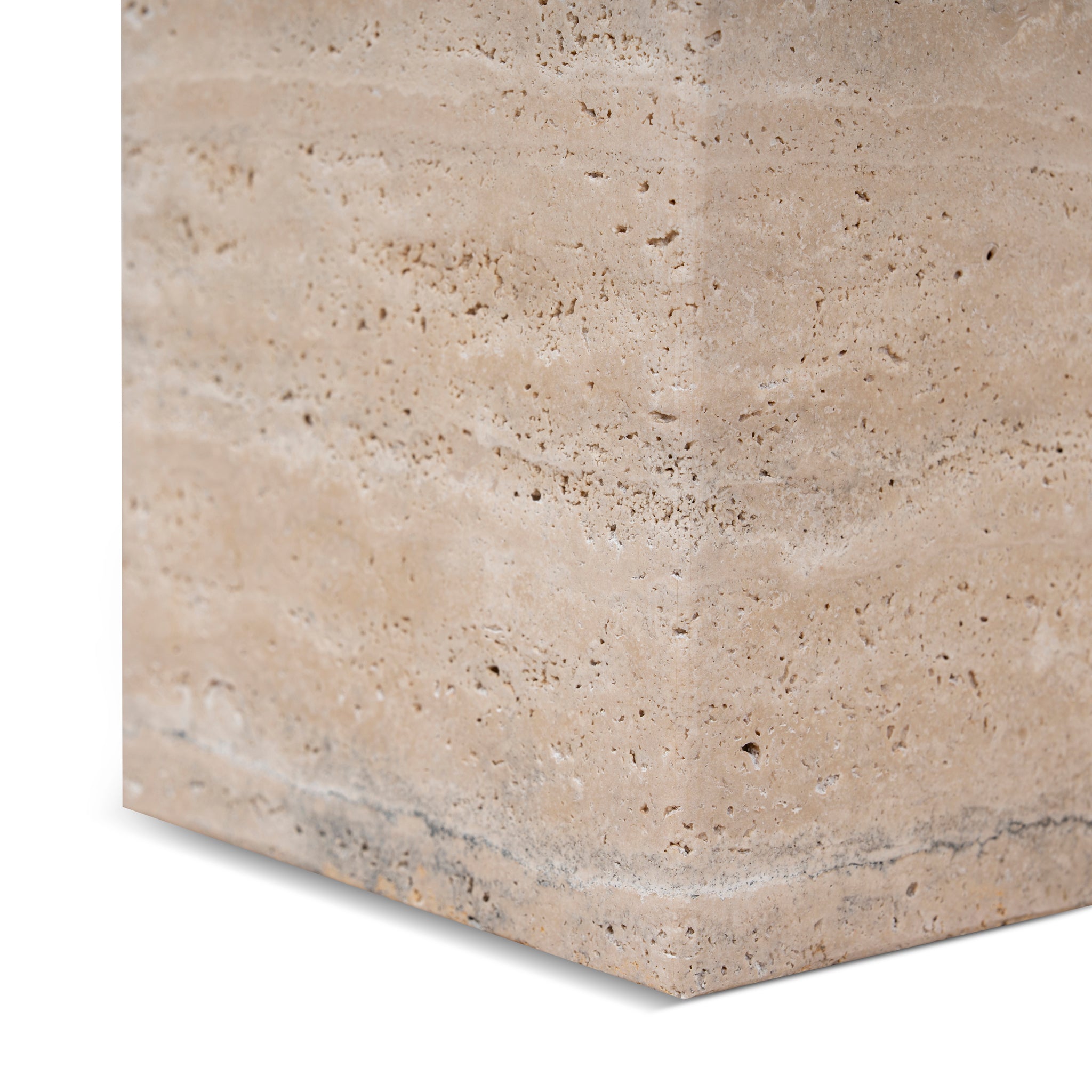 Hilaria 40cm Matte White Side Table - Natural Side Table NY-Core