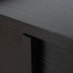 Ex Display - Kobus 50cm Bedside Table - Black Bedside Table KD-Core