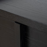 Ex Display - Kobus 50cm Bedside Table - Black Bedside Table KD-Core