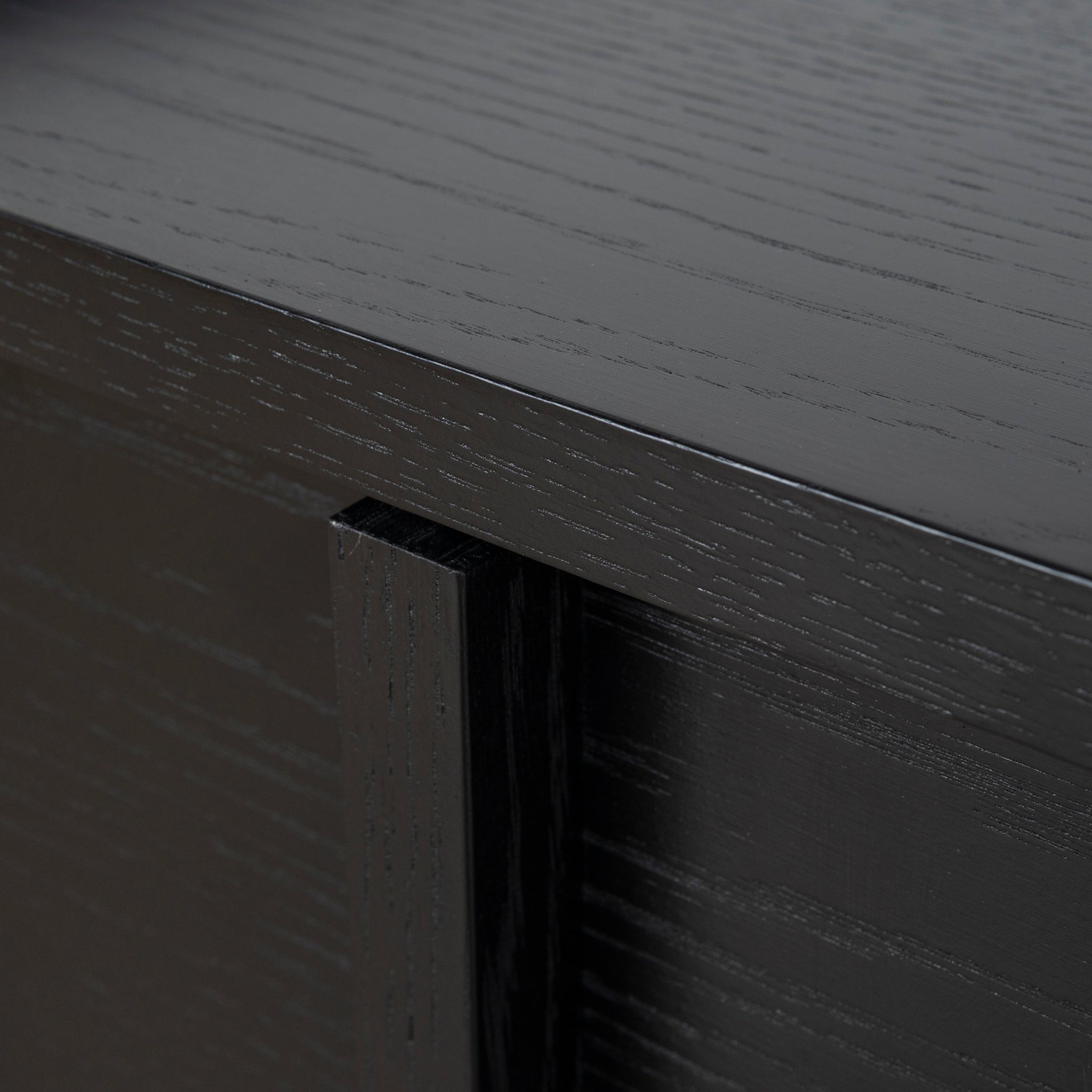 Ex Display - Kobus 50cm Bedside Table - Black Bedside Table KD-Core