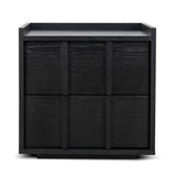 Ex Display - Kobus 50cm Bedside Table - Black Bedside Table KD-Core
