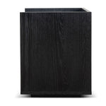 Ex Display - Kobus 50cm Bedside Table - Black Bedside Table KD-Core