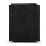 Ex Display - Kobus 50cm Bedside Table - Black Bedside Table KD-Core