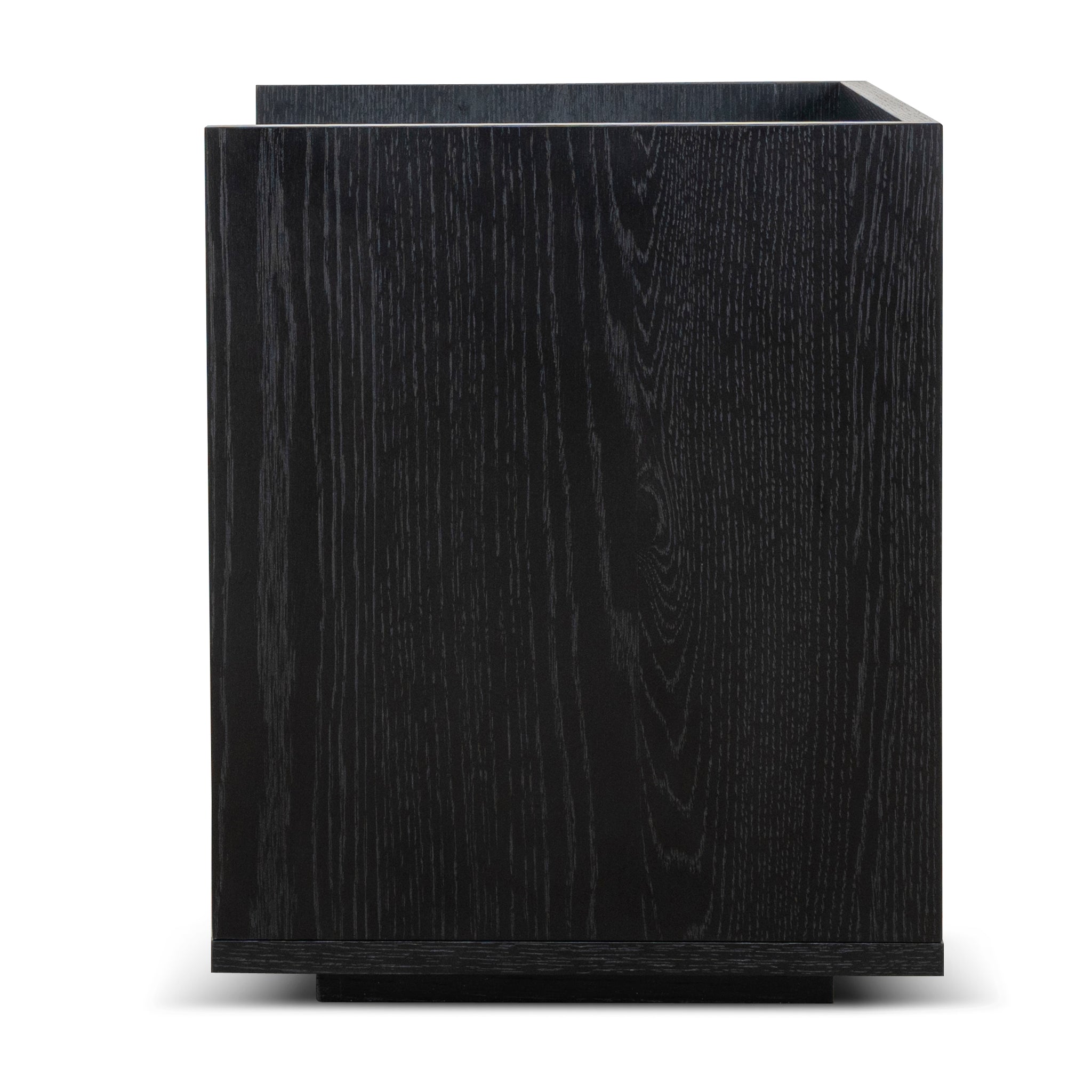 Ex Display - Kobus 50cm Bedside Table - Black Bedside Table KD-Core