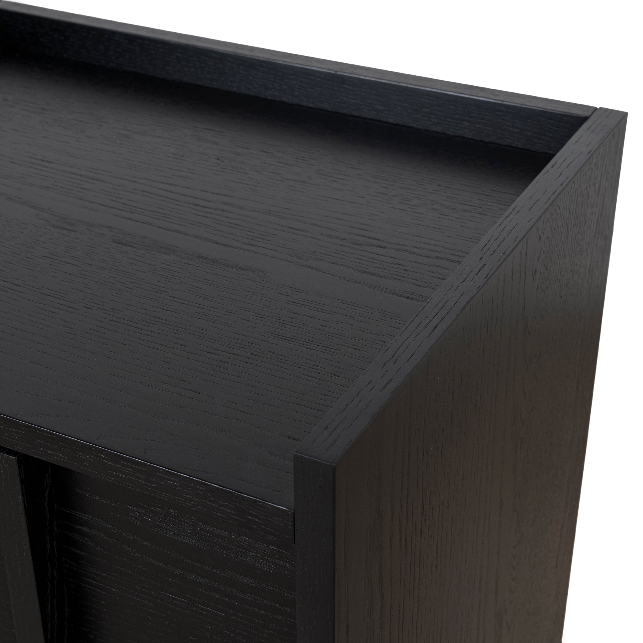 Ex Display - Kobus 50cm Bedside Table - Black Bedside Table KD-Core