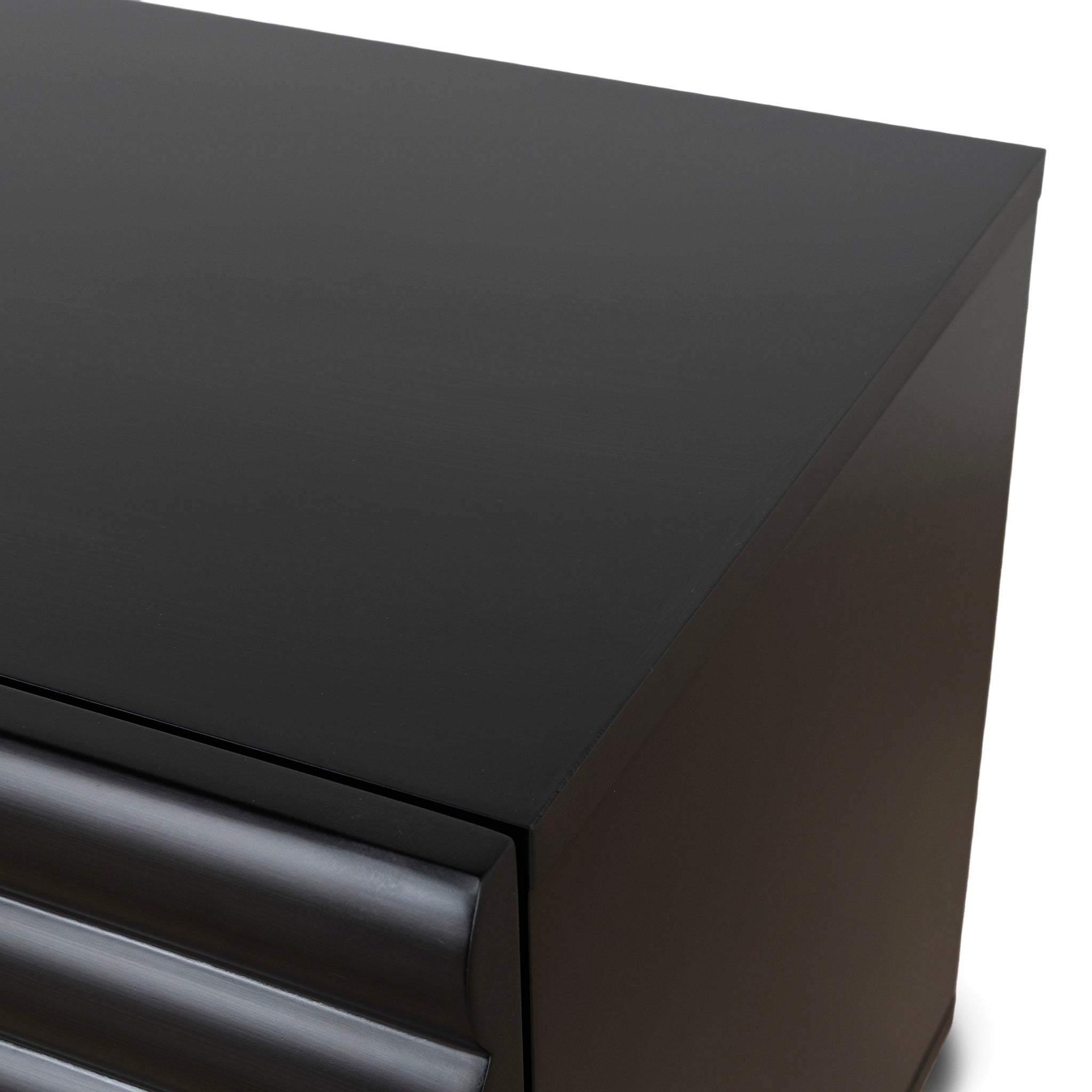 Vasuda 48cm Bedside Table - Matte Black Bedside Table KD-Core