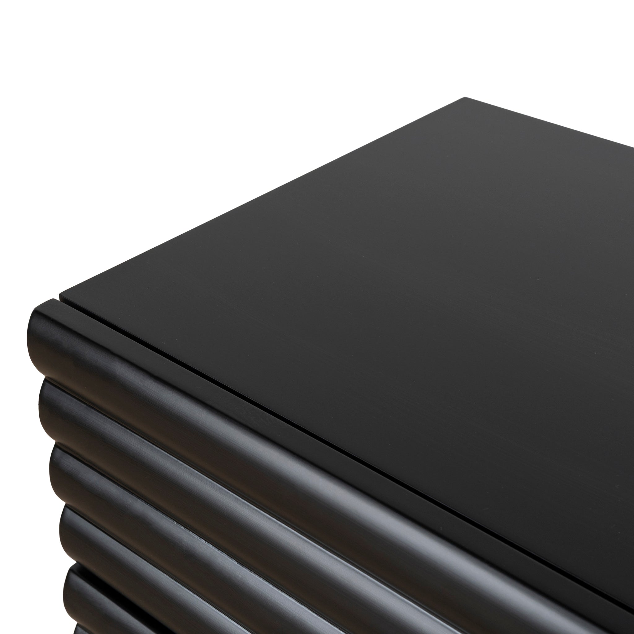 Vasuda 48cm Bedside Table - Matte Black Bedside Table KD-Core