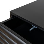 Vasuda 48cm Bedside Table - Matte Black Bedside Table KD-Core