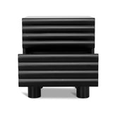 Vasuda 48cm Bedside Table - Matte Black Bedside Table KD-Core