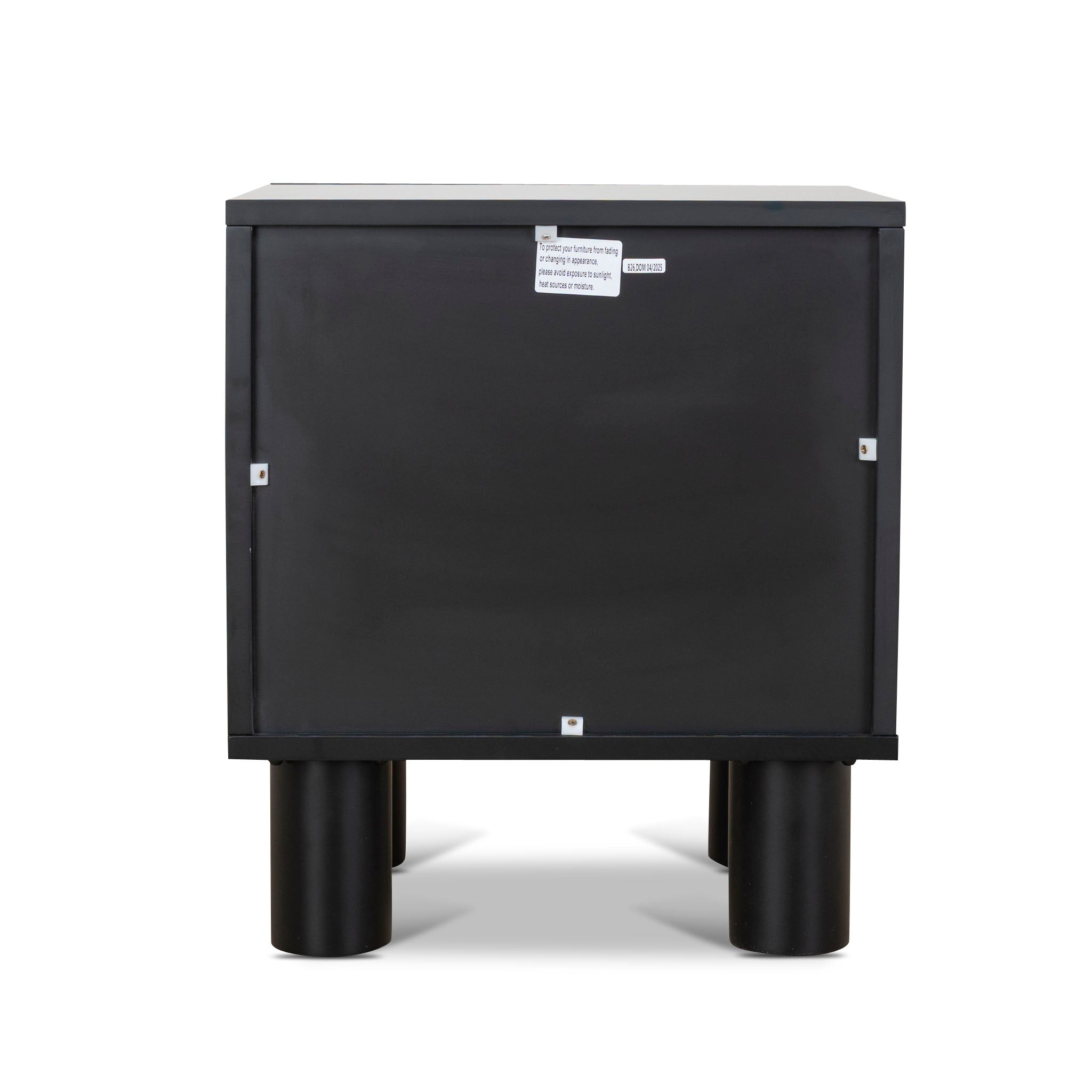 Vasuda 48cm Bedside Table - Matte Black Bedside Table KD-Core