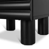 Vasuda 48cm Bedside Table - Matte Black Bedside Table KD-Core