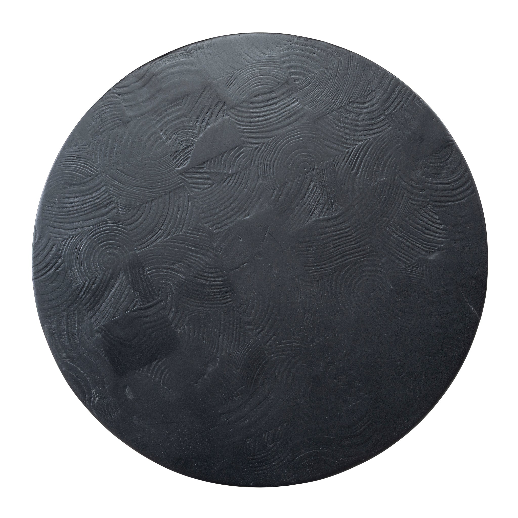 Ex Display - Prestige 45cm Round Side Table - Full Black Side Table Nicki-Core