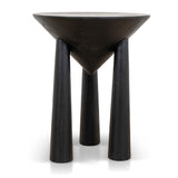 Ex Display - Prestige 45cm Round Side Table - Full Black Side Table Nicki-Core