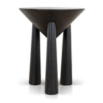 Ex Display - Prestige 45cm Round Side Table - Full Black Side Table Nicki-Core