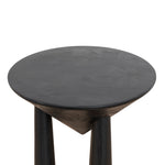 Ex Display - Prestige 45cm Round Side Table - Full Black Side Table Nicki-Core