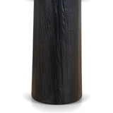 Ex Display - Prestige 45cm Round Side Table - Full Black Side Table Nicki-Core