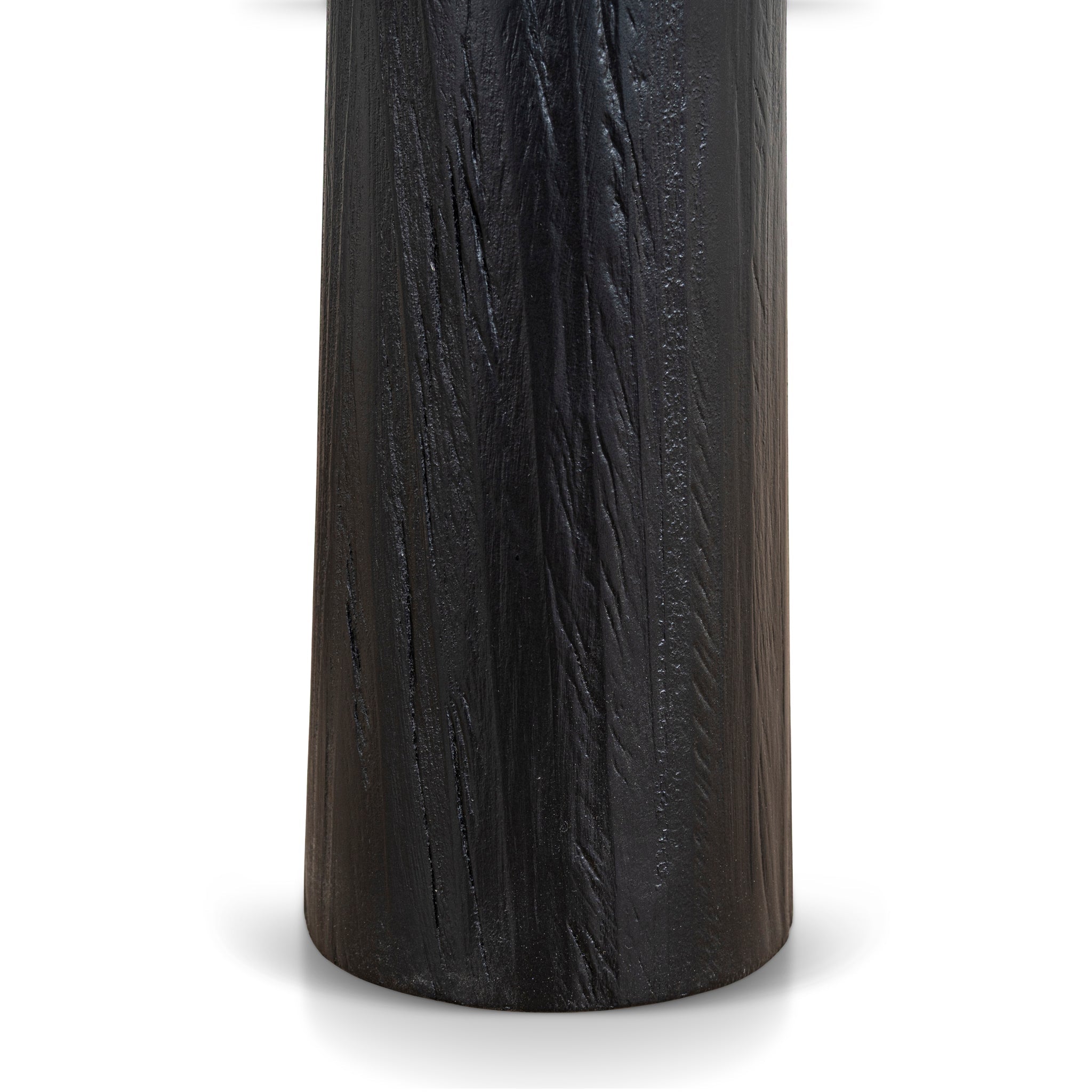 Ex Display - Prestige 45cm Round Side Table - Full Black Side Table Nicki-Core