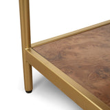 Ex Display - Evermore 50cm Square Bedside Table - Natural Bedside Table Nicki-Core